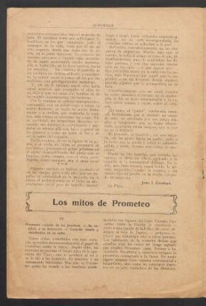 Los mitos de Prometeo