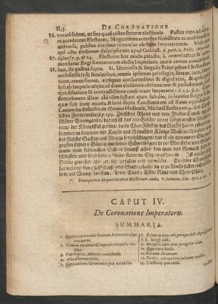 Caput IV. De Coronatione Imperatoris