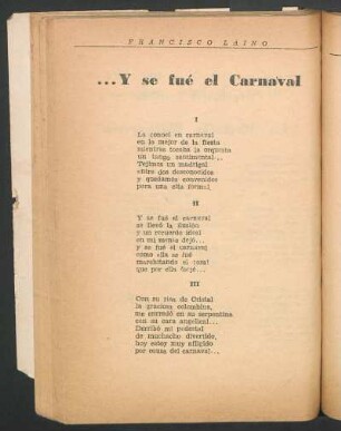 ...Y se fue el carnaval