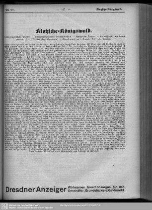 Klotzsche-Königswald.