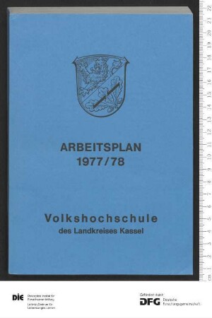 Programm Jahr 1977/1978
