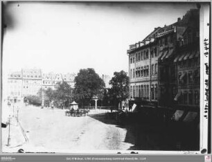 Hauptwache vom Roßmarkt aus, im Hintergrund Schillerplatz