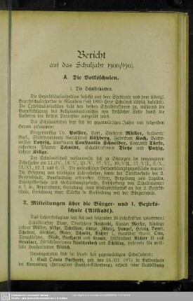 1. Die Schulbehörden