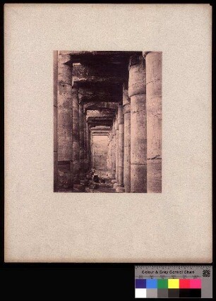 Karnak (?) Kolonnade d. gr. Hypostyls