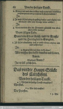 Das vierdte Haupt-Stücke des Catechismi
