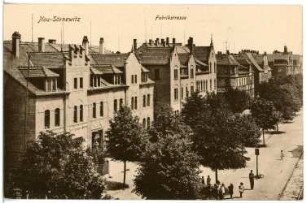 Neusörnewitz. Fabrikstraße