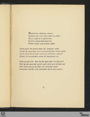 Nachts im ruhelosen sinnen