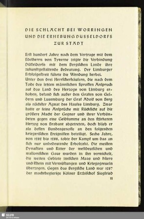 Die Schlacht Bei Worringen Und Die Erhebung Düsseldorfs Zur Stadt