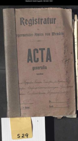 Wegebau und Wegepolizei - generalia -