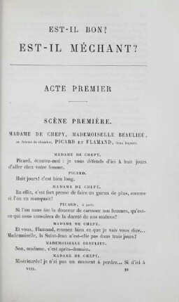 Est-il bon? Est-il méchant