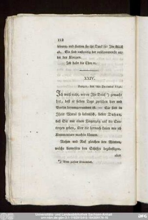 XXIV. Bauzen, den 7ten December 1745.