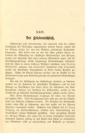 XXIV. Der Friedensschluß