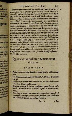 Quomodo annuletur, & reuocetur donatio.