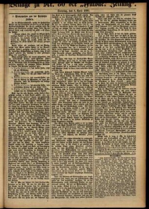 Zweite Ausgabe vom Sonntag, den 09. April 1893.
