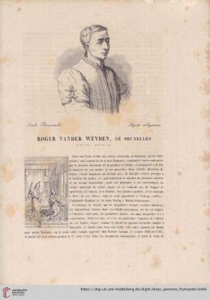 Roer Vander Weyden, de Bruxelles