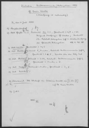 Baltmannsweiler und Hohengehren: Visitationsbericht mit Pfarrbericht 1955