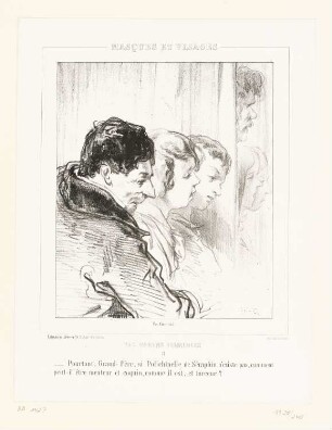 Pourtant, grand-père, si Polichinelle de Séraphin n’existe pas, comment peut-il être menteur et coquin, comme il est, et farceur?, Blatt 8 der Folge "Les parents terribles"