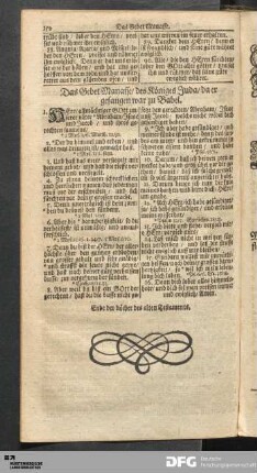 Das Gebet Manasse/ des Königes Juda/ da er gefangen war zu Babel.