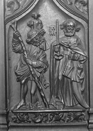 Die heiligen Petrus und Christophorus