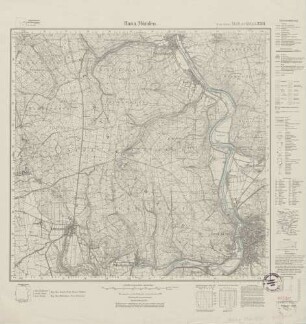 4523 (alte Nr.: 2591) Hann. Münden, Meßtischblatt (4cm - Karte)