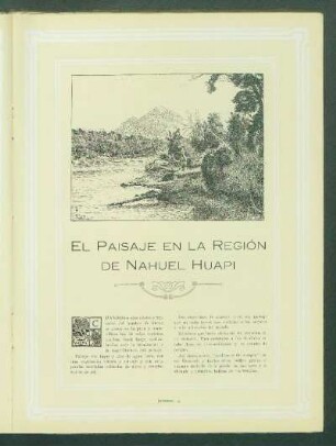 Paisaje en la región de Nahuel Huapi