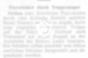 Flurschäden durch Truppenlager