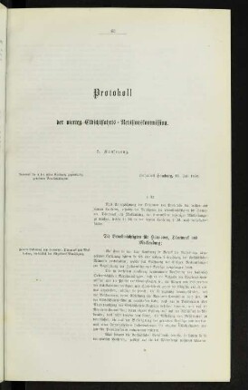 Protokoll der vierten Elbschiffahrts-Revisionskommission. 5. Konferenz.