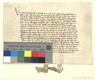 Hans, Herr zu Dahme, übereignet dem Kloster ein Schock Groschen Jahreszins aus dem Schoss der Stadt Dahme.