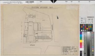 Soest, Amtsgericht, Erweiterung, Lageplan, Bestandszeichnung