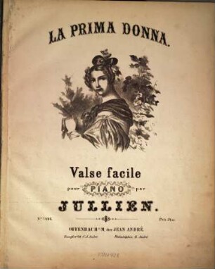 La prima donna : valse facile pour piano