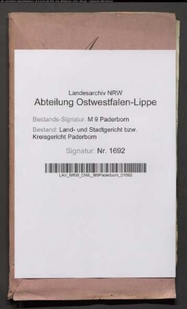 Erblasser: Dreyer, Conrad: