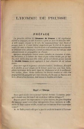 L'homme de Prusse : Guillaume & Bismark dévoilés par Timon III Antony Watré