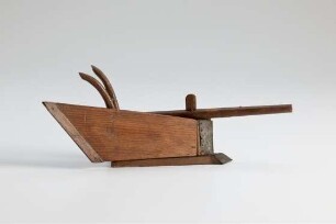 Modell eines Beetpfluges, um 1800