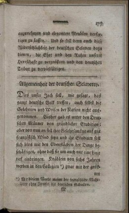 Allgemeinheit der deutschen Sclaverey