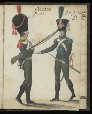 Italien: Grenadier u. leichte Infanterie