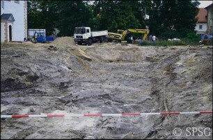 Königs Wusterhausen, Dokumentation zur Wiederherstellung, Anlage des Schlossgrabens.