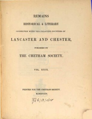 The Earls of Derby and the verse writers and poets of the sixteenth and seventeenth centuries : [Familie Derby.]