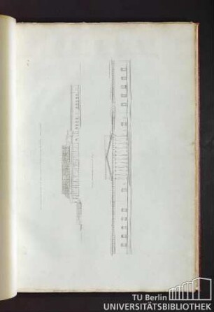 Pl. 4. Coupe et elevation du palais de justice de Mr Catala la coupe es sur la meme ecbelle que celle du plan