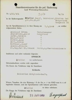 Pfeffer, Josef