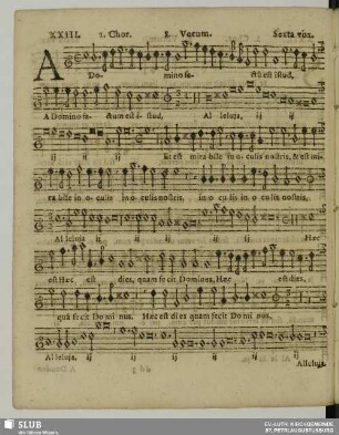 XXIII. A Domino factum est