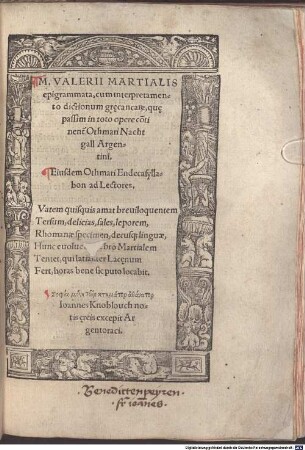 M. Valerii Martialis epigrammata
