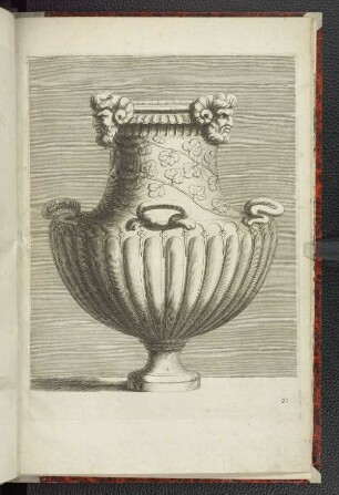Vase mit Widderköpfen (Stella, Livre de Vases, 21)