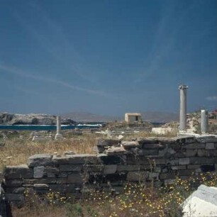 Delos. West-Agorá. Im Hafenviertel