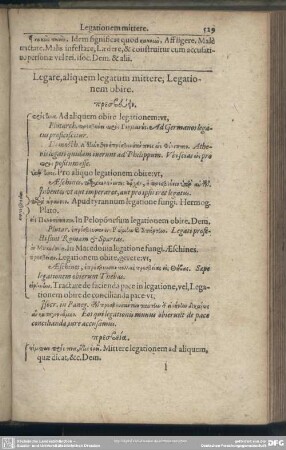 Legare, aliquem legatum mittere, Legationem obire