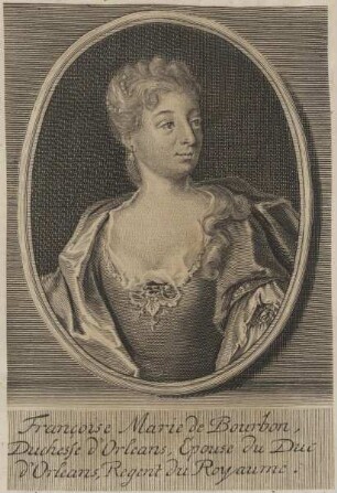 Bildnis der Francoise Marie de Bourbon