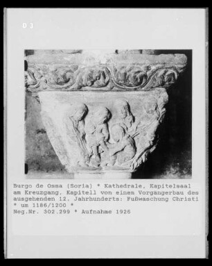 Relief: Fußwaschung Christi und Anbetung der Könige
