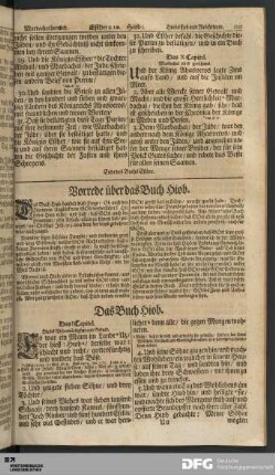 Das Buch Hiob.