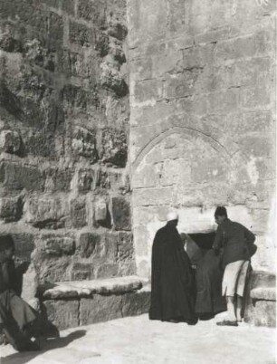 Bethlehem. Haupteingang der Geburtskirche