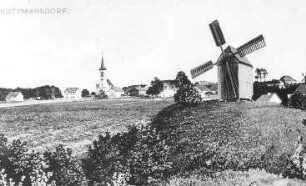 Obercunnersdorf-Kottmarsdorf. Dutschkemühle, Bockmühle, Ansichtskarte, vor 1945, Repro
