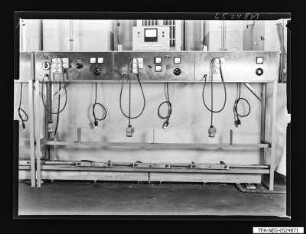 Vakuumprüfstand M 1772, Teilansicht, Foto 1965